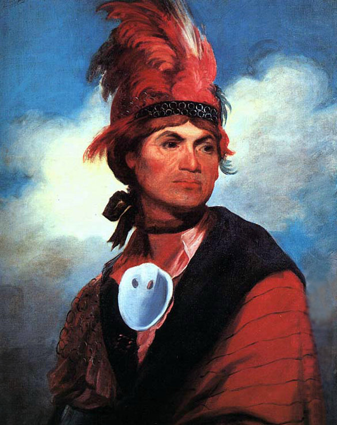Joseph Brant, Mohawk chief and Loyalist.