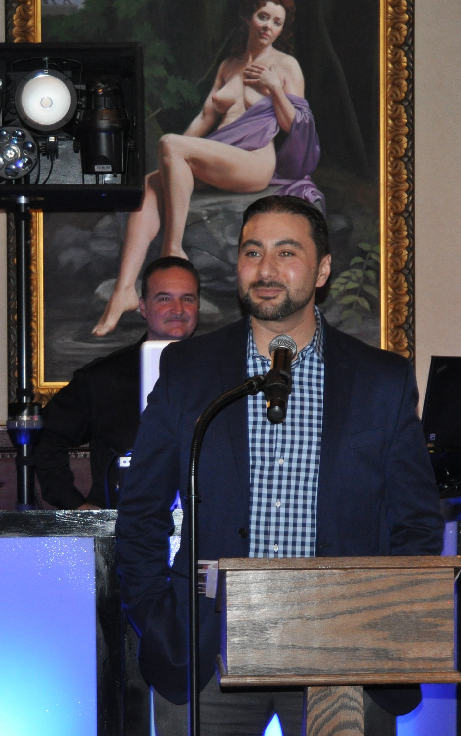 Former Eldred High School graduate Dan Paradiso, who now serves as the director of sales and marketing for the Kartrite Resort & Indoor Waterpark, gave an inspiring speech at the Greater Barryville Chamber of Commerce Winter Warm-Up last weekend.