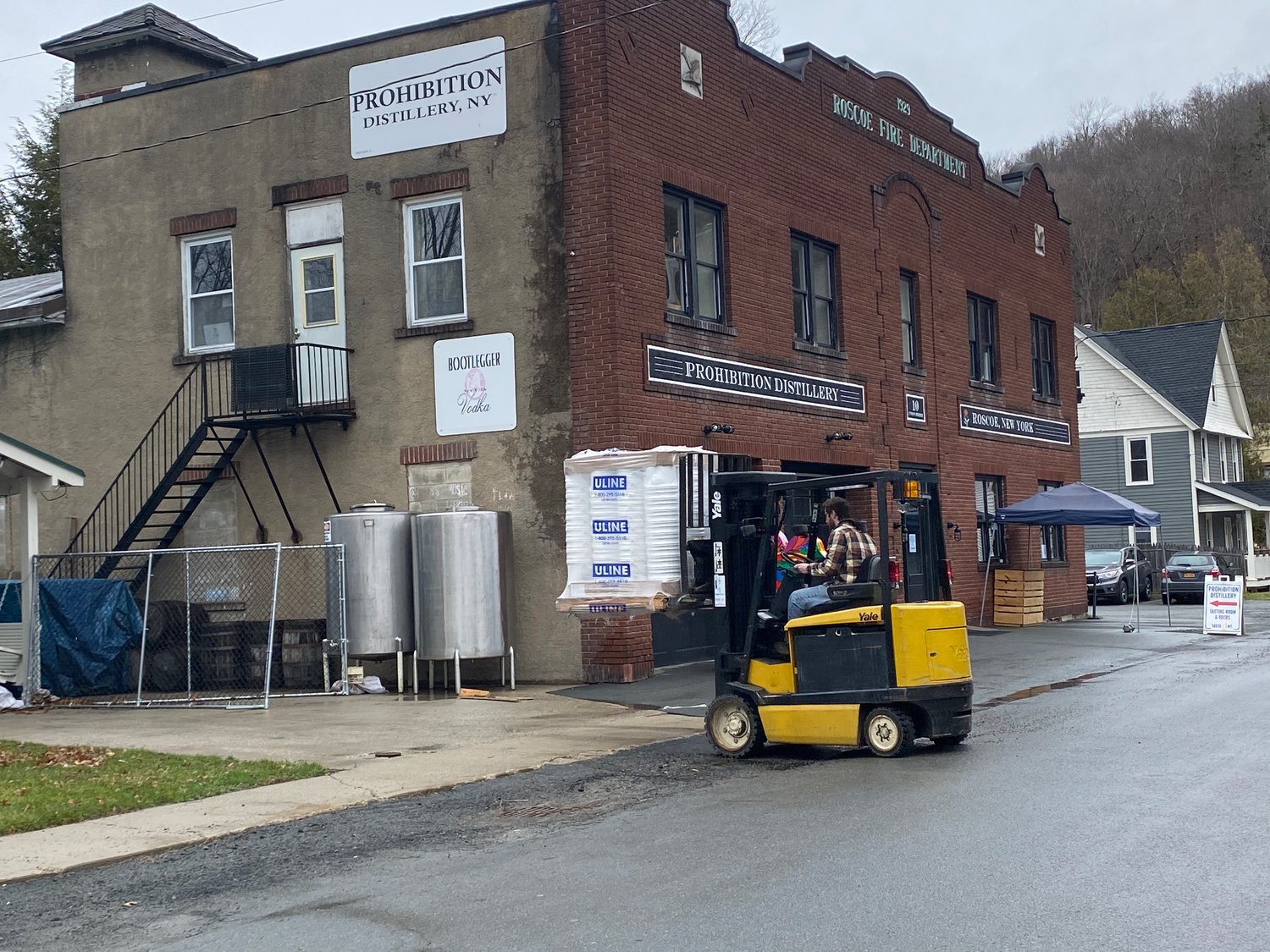 Prohibition Distillery receives “some of the pieces to this moving puzzle to get sanitizer out to the front liners.”