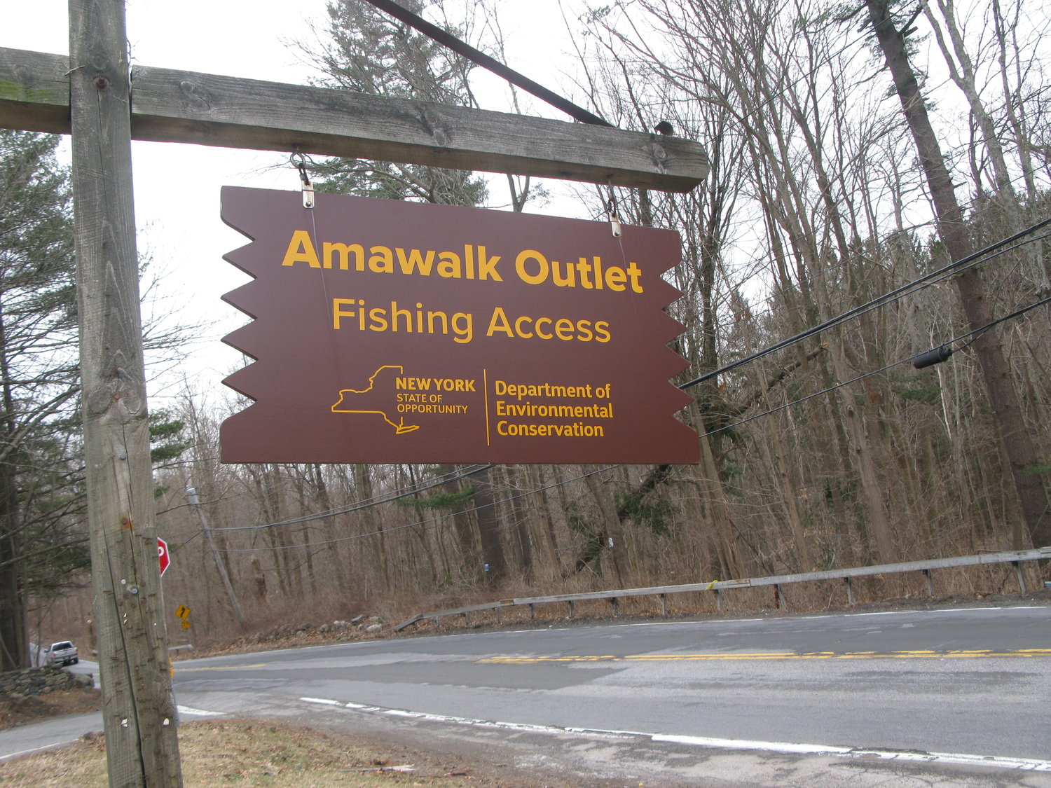 The Amawalk special fishing area.