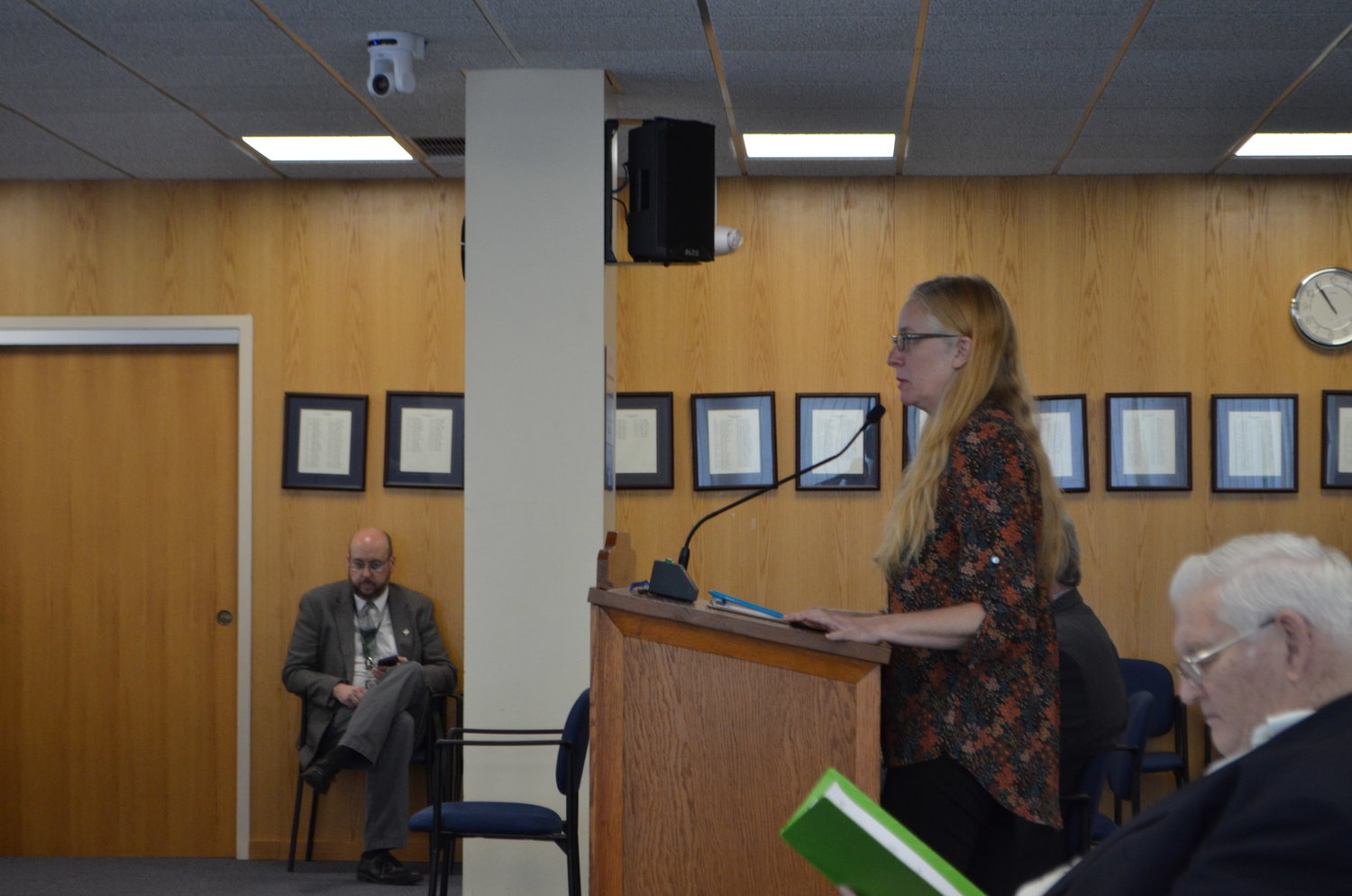 Jill Weyer, deputy commissioner of the Sullivan County Division of Planning, Community Development and Real Property, provided updates on the Community Development Block Grant project that department administered.