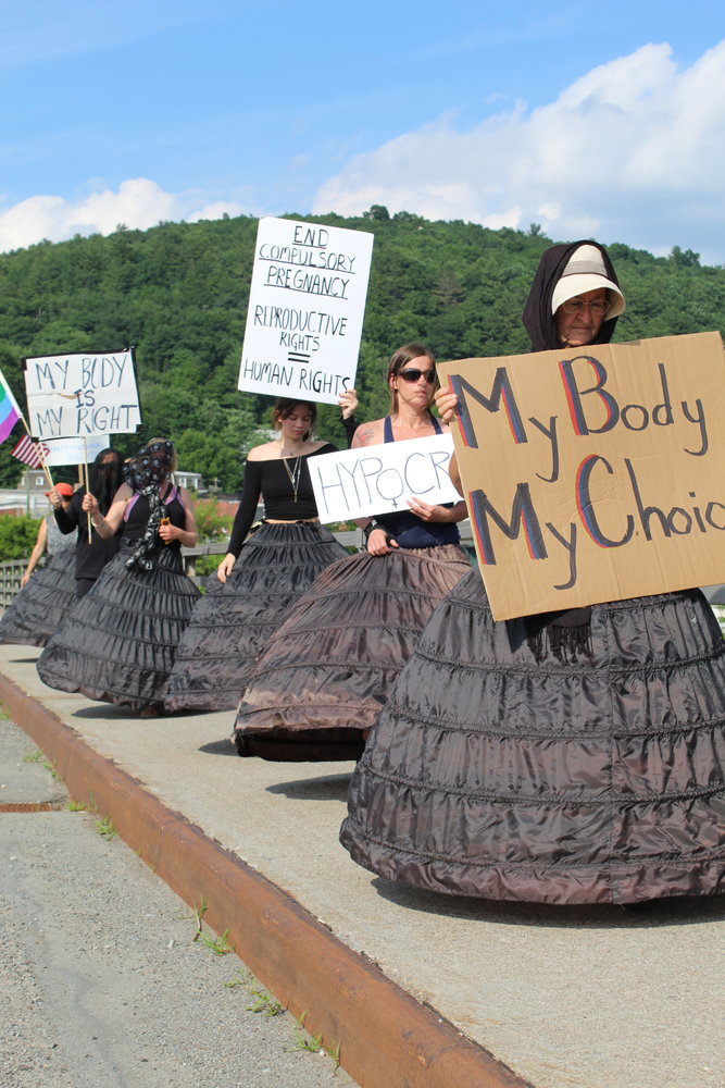 Every day at 5 p.m. on the Callicoon bridge, all are welcome to protest the overturning of Roe v. Wade by the Supreme Court.